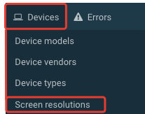screen resolutions data