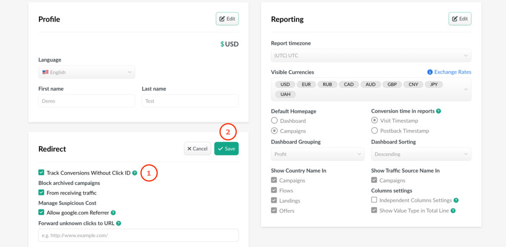 tracking conversions with no click ids